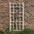 thumbnail image 4 of Dura-Trel Cottage 28 x 66 Inch PVC Vinyl Outdoor Garden Patio Trellis, White, 4 of 8