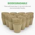 thumbnail image 3 of GROWNEER 120 Packs 3 Inch Peat Pots Plant Starters for Seedling with 15 Pcs Plant Labels, Biodegradable Herb Seed Starter Pots Kits, Garden Germination Nursery Pot, 3 of 7