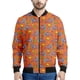 thumbnail image 4 of Chaqueta con cremallera y estampado de pizza con salchichas picantes italianas para hombre, sudadera informal de manga larga con estampado 3D de comida, abrigo de calle, chaquetas holgadas, 4 of 4