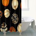 thumbnail image 4 of Halloween Patterned Pumpkins (2) Shower Curtain 72"x84" ,Bathroom Decorative Shower Curtains Set with 12 Hooks,Modern Waterproof Washable Shower Curtain, 4 of 6