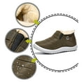 thumbnail image 6 of Gyexs Winter Snow Boots for Women Lightweight Comfortable Lined Waterproof Stylish Soft Cozy Ladies Ankle Shoes, Green, Size 6.5, 6 of 7