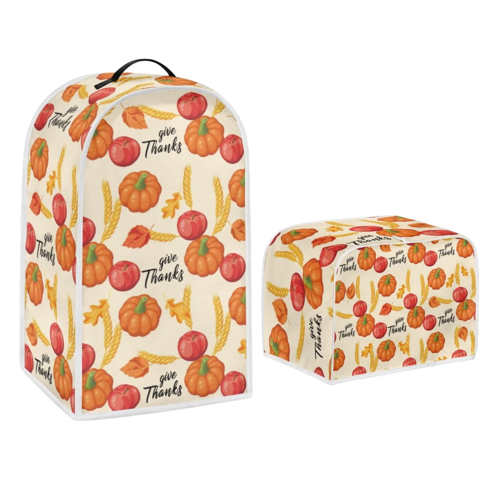 Renewold Farmhouse Fall Blender Cover 4 Slice Toaster Covers Set