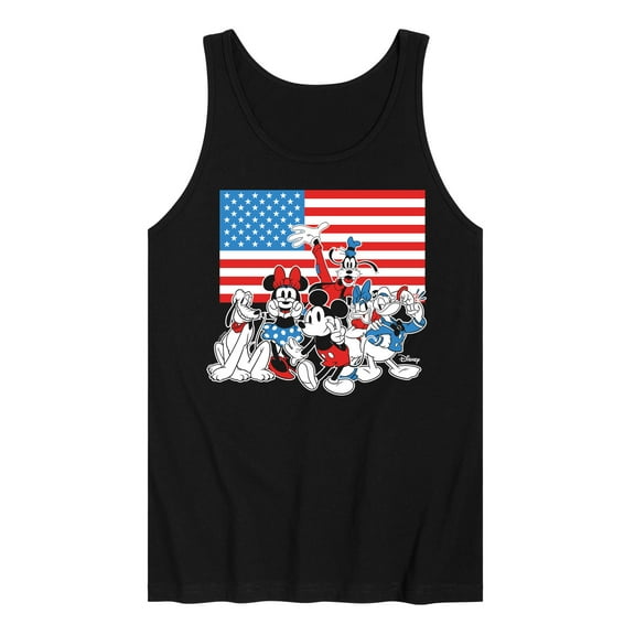 Disney - Mickey And Friends Flag - Men's Jersey Tank Top