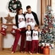 thumbnail image 3 of Pijamas familiares a juego de Navidad, True Jesus Story, pantalones a cuadros, conjunto de pijamas, 3 of 3