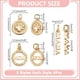 thumbnail image 2 of 12 dijes chapados en oro de 18 quilates con la palabra "Madre", 3 estilos, para hacer aretes, pulseras, collares y bisutería., 2 of 5