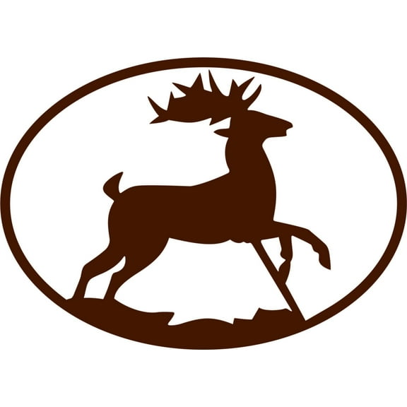 Do It Yourself Wall Decal Sticker Deer Animal Kids Boys Bedroom 12 X24"