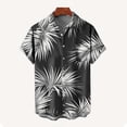 thumbnail image 3 of Button up Shirt Men,Mens Hawaiian Shirt Short Sleeve Button Down Shirts Casual Tropical Floral Summer Beach Vacation Shirts, 3 of 4