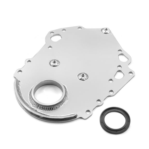 Speedmaster PCE265.1055 Compatible with Ford 302 351C Cleveland Silver Aluminum Timing Cover with Seal