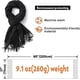 thumbnail image 5 of Bufanda y chal de pashmina de lana para mujeres y hombres, chal de pashmina, manta para bodas, fiestas y niñas, bufandas grandes y suaves., 5 of 5