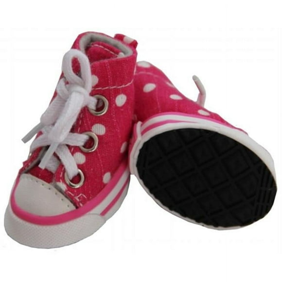 Extreme-Skater Canvas Casual Grip Pet Sneaker Shoes - Set Of 4