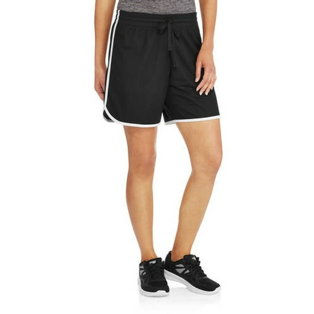 Athletic Works - Women's Active Long Mesh Basketball Shorts - Walmart ...