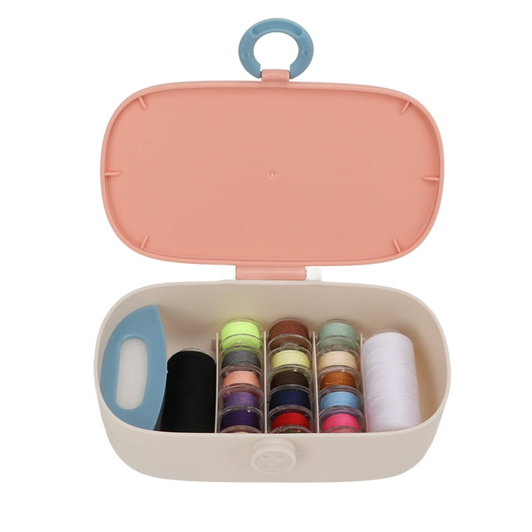 Mini Sewing Kit,Space Saving Safety Buckle Easy Identification