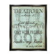 thumbnail image 2 of Stupell Industries Humorous Kitchen List Sign Vintage Weathered Style Graphic Art Luster Gray Floating Framed Canvas Print Wall Art, Design by Graffitee Studios, 2 of 5