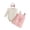 AB57 Pink, variant on Tisuna Kids Girls Fall Outfit Set Soft Long Sleeve Crew Neck Floral Print Romper And Suspender Skirt Headband Outfits Children'S 3 Pieces Casual Wear Clothes Set Size 6-12 Months