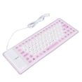 thumbnail image 1 of Childs Silicone Keyboard Silicone Keyboard Silicone Silicone Keyboard Fully Sealed Design Lightweight Portable Silent Soft Comfortable Usb Wired Silicone Keyboard For Pc, 1 of 8