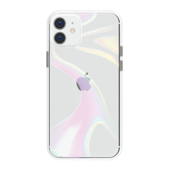 onn Phone Case for iPhone 12 / iPhone 12 Pro, Iridescent Illusion
