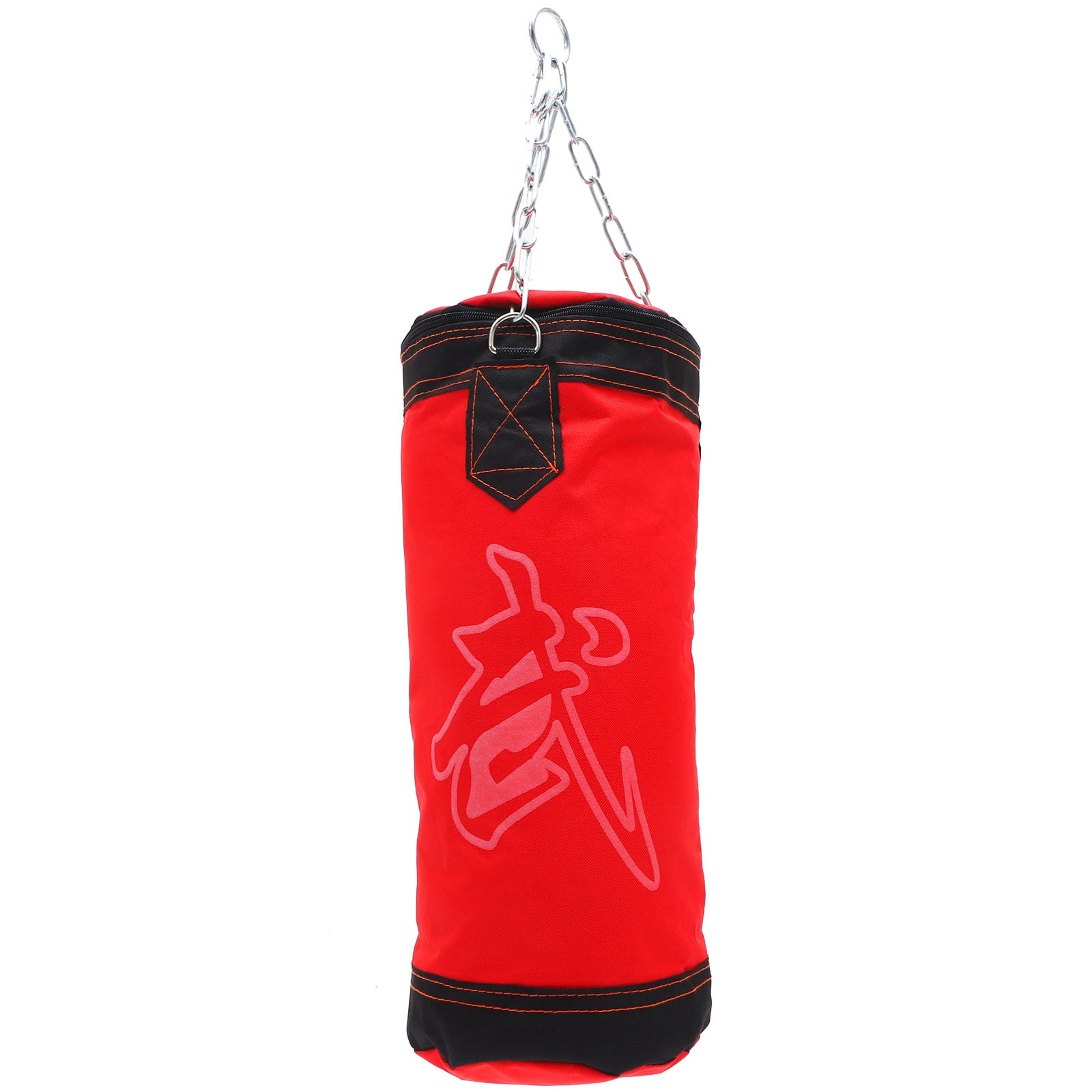 RENACLIPY Durable Red Punching Bag Canvas PU for Karate and Boxing Training