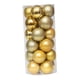 thumbnail image 1 of 24 bolas navideñas decorativas colgantes para regalo o fiesta Oro 6 cm, 1 of 9