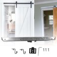 thumbnail image 4 of Buffer Damper, Adjustable Barn Door Damper Soft Close Mechanism Low Noise With Screw For Home For Kitchen, 4 of 8