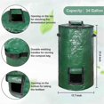 thumbnail image 5 of Compost Bin Bag, Fermentation Sealable Compost Bucket Garden Leaf Waste Compost Bag, 5 of 5