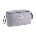 thumbnail image 3 of Organizador de cochecito, contenedor de almacenamiento para guardería, bolsa para cochecito de bebé, bolsa para biberones, aperitivos, pañales , Gris, 3 of 8