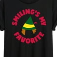 thumbnail image 3 of ELF - Family Set Smilings My Favorite - Juniors Ideal Flowy Muscle T-Shirt, 3 of 5