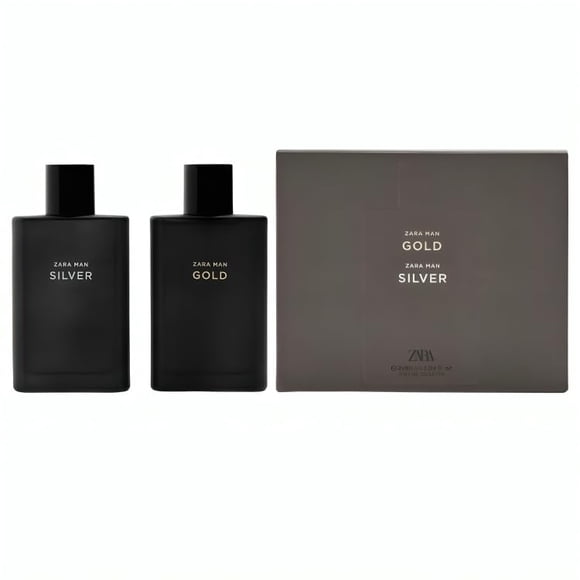 Set de Eau de Toilette Zara Man Oro y Plata 2x 90 ml