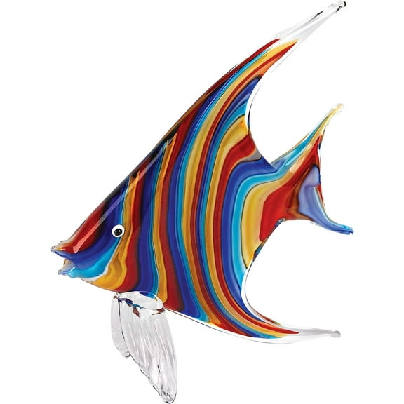 Badash Crystal Rainbow Art Glass Tropical Fish H10 x L8.5  (J527)