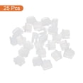 thumbnail image 3 of 25pcs Laptop DP Port Duct Covers Caps Silicone Plugs Protectors for Mini Display Port Female End, Clear, 3 of 4