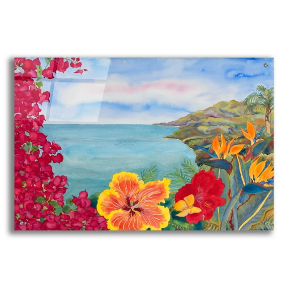 Epic Art 'This Good Earth' by Carissa Luminess, Acrylic Glass Wall Art, 36"x24"