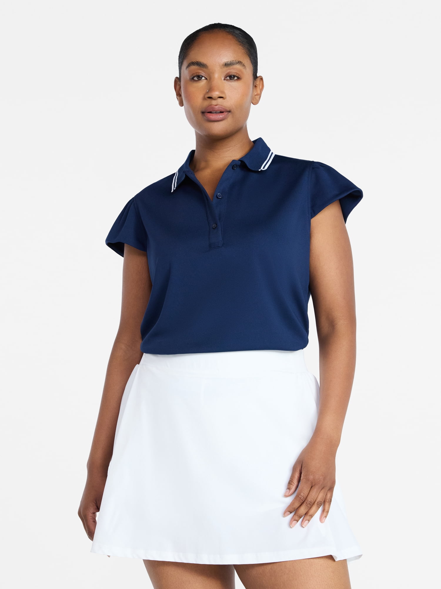 Avia Women's Golf Polo with Short Sleeves, Sizes XS-XXXL
