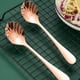 thumbnail image 3 of Cucharas soperas con forma de cucharas para revolver, cuchara fina de acero inoxidable 304 para azúcar, cuchara vintage para postres, tés, cafeterías, restaurantes, postres y yogures. Cuchara de acero, 3 of 4