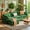 110.2"Green, variant on Sectional sofa,Lofka 110.2" L Shaped Cloud Sectional couch with Ottoman and Deep Seat, Upholstered couches for Living Room, Bedroom and Apartment, Green couch