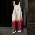 thumbnail image 6 of Women's Rompers Funny Spaghetti Strap Halloween Costumes Boho Floral Print Spooky Season Outfit Trendy Loose Romper Daily Party Outfits, 6 of 6