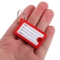 thumbnail image 2 of 20pcs Plastic Key Tags with Label Numbered Key Ring Tags for Identification Luggage Tags Writable Keychain Labels for Travel Office Home Prevents Item Loss and Confusion, 2 of 8