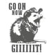 thumbnail image 2 of Vintage Cowboy opossum Shirt - Go on Now Git Western opossum T-Shirt, 2 of 7