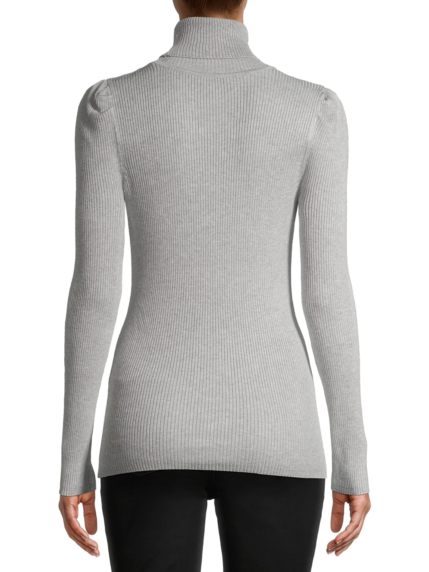 Time and Tru Women's Puff Shoulder 