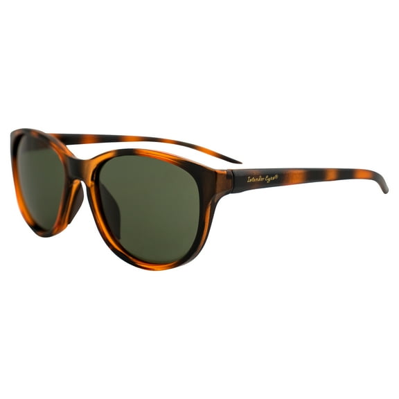 Islander Eyes Gili Polarized Sunglasses Retro Style Tortoise Orange Frame w/ Grey Lens