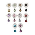thumbnail image 3 of 10 Unids Colgante DIY Soledad Rhinestone Tear Drop Charms para Pulsera Decoración, 3 of 10