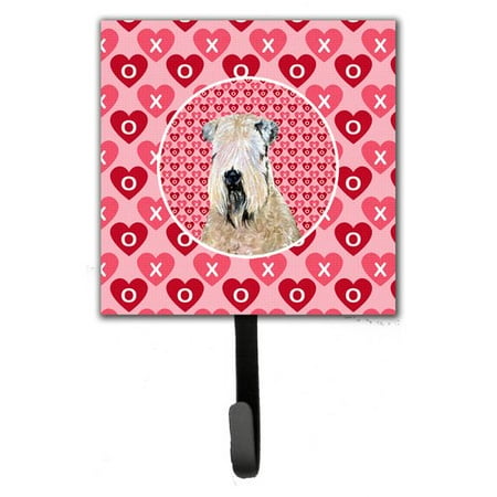 Caroline's Treasures Wheaten Terrier Soft Coated Leash Holder and Wall Hook