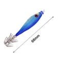 thumbnail image 4 of 2pcs 68mm 4g Luminous Jigs Lead Sinker Octopus Bait weave Squid Hook Fishing Tackle Wood Shrimp Lures A, 4 of 8