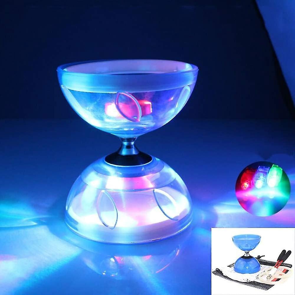 Diabolo Cse Yoyo Set ,triple Bearing Diabolo Cse Yoyos Juggling  Colorful Led Diabolo With Diablo Sticks, Diabolo String & Net Bag, Easier Start/ Fast