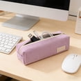 thumbnail image 6 of Lunxisen 4 Pcs Corduroy Pencil Pouch Organizer Stationery Case for Students Large Capacity Storage Essential Supplies Holder, 6 of 8