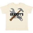 thumbnail image 3 of Inktastic Grampy Grandpa's Little Helper Boys Toddler T-Shirt, 3 of 5
