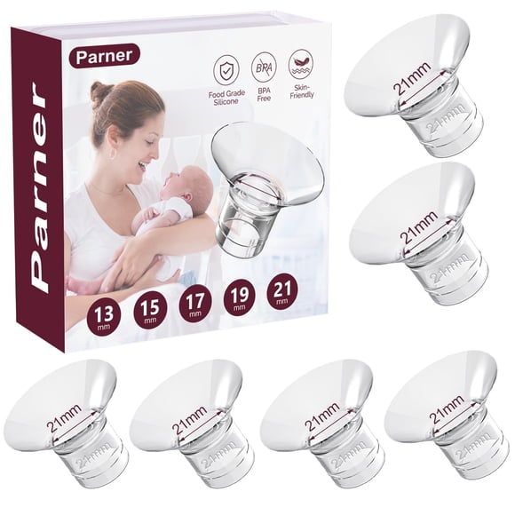 Insertos para Brida Parner 21mm para Extractor de Leche de Silicona 6PCS