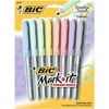 Bic Mark-It Permanent Markers Fine Point 8/Pkg-Paradise Pastels Color Collection