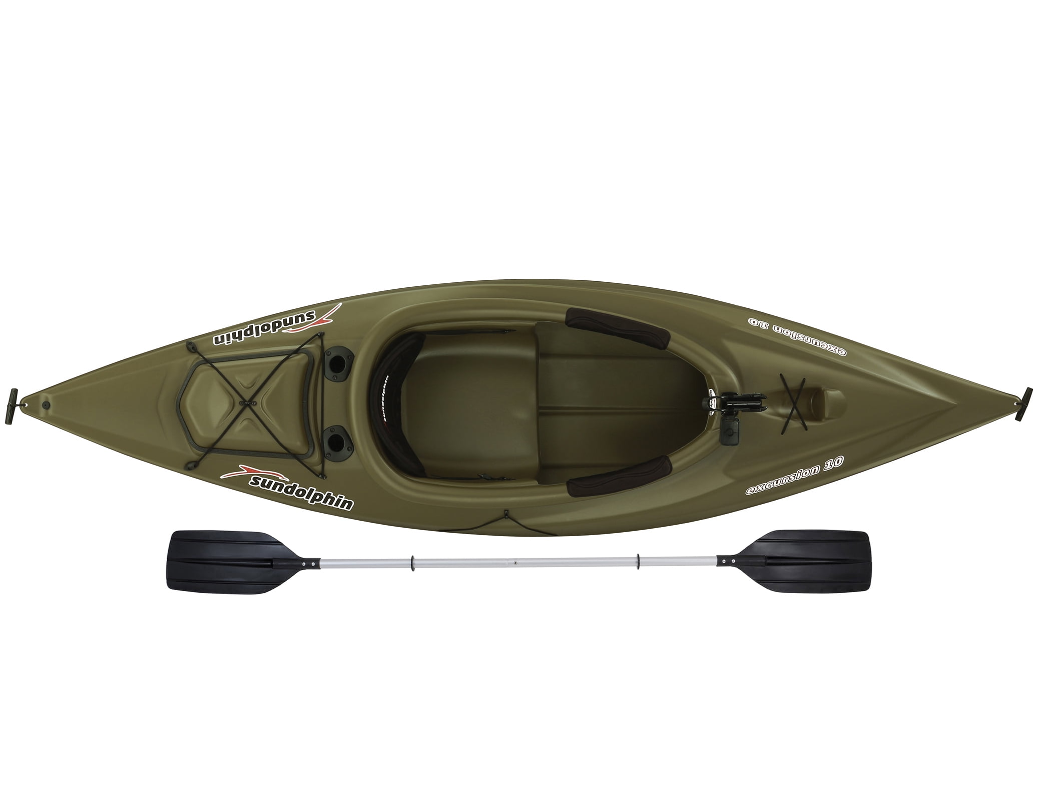 Ozark Trail Angler 10 Sit-in Fishing Kayak Gray Swirl 