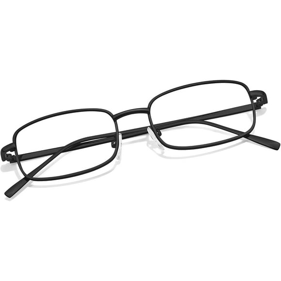 Fashion Clear Glasses Non Prescription Fake Glasses for Women Blue Light Blocking Rectangle Metal Eyeglasses Frame TB8733-V1