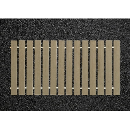 Cape Cod Patio Furniture Furniture Barn USA® 4 Ft. Wide Roll-up Camp Walkway EverGrain® Decking - Cape Cod Gray - 10 Ft. Length ()