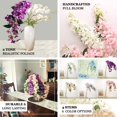thumbnail image 4 of Efavormart 4 Pack 41" Tall White Silk Hydrangea Stems Artificial Flowers For Wedding Floral Arrangements, 4 of 11